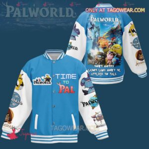 Palworld Don't Worry Labor Laws Won't Be Applied To Pals Baseball Jacket - livanniestore Store