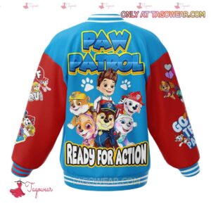 Paw Patrol Ready For Action Baseball Jacket - livanniestore Store
