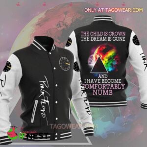 Pink Floyd The Child Is Grown The Dream Is Gone Baseball Jacket - livanniestore Store