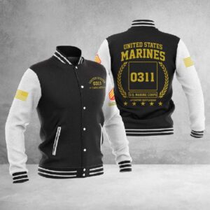 Customized United States Marine Corps MOS #1783 ? Baseball Jacket - livanniestore Store