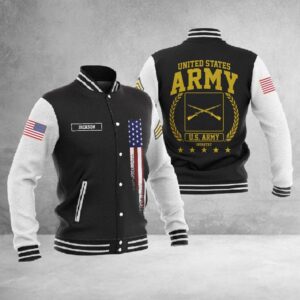 Customized U.S. Army Branches of Service #2133 ? Baseball Jacket - livanniestore Store