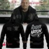 Raiders Nation Stand Up Coach Antonio Pierce Just Win Baby Baseball Jacket - livanniestore Store
