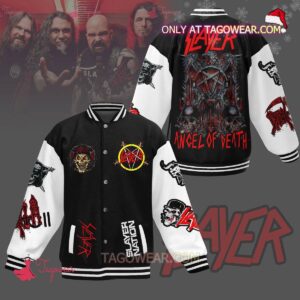 Slayer Angel Of Death Baseball Jacket - livanniestore Store