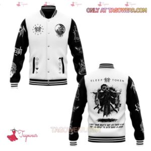 Sleep Token I Don't Know What's Got Its Teeth In Me Baseball Jacket - livanniestore Store