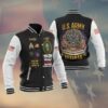 Customized U.S Veteran Proudly Served #T0940 ? Baseball Jacket - livanniestore Store