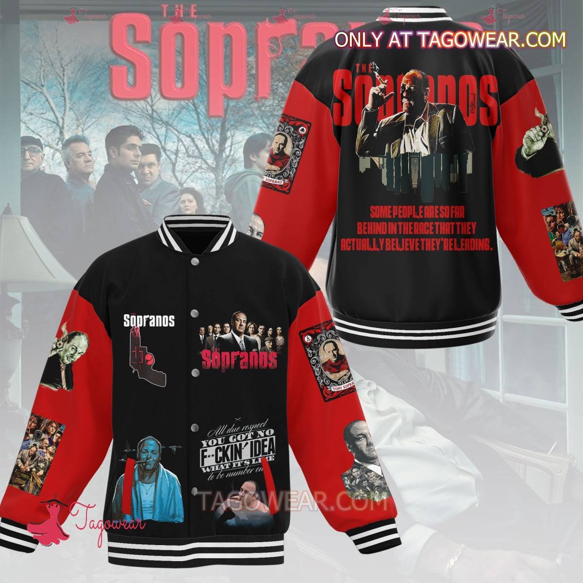 The Sopranos Some People Are So Far Baseball Jacket - livanniestore Store