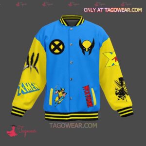 Wolverine Man Made Me A Weapon Baseball Jacket - livanniestore Store