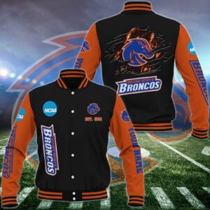 Boise State Broncos Baseball Jacket Custom Your Name, Sport Jacket, FootBall Fan Gifts EHIVM-52713 - livanniestore Store