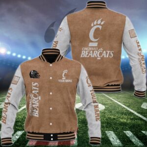 Cincinnati Bearcats Baseball Jacket Custom Your Name, Sport Jacket, FootBall Fan Gifts EHIVM-53488 - livanniestore Store