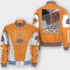 NBA New York Knicks City Basketball Varsity Jacket, Baseball Jacket - livanniestore Store
