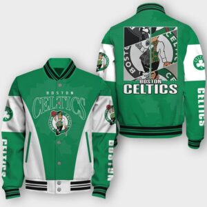 NBA Boston Celtics City Basketball Varsity Jacket, Baseball Jacket - livanniestore Store