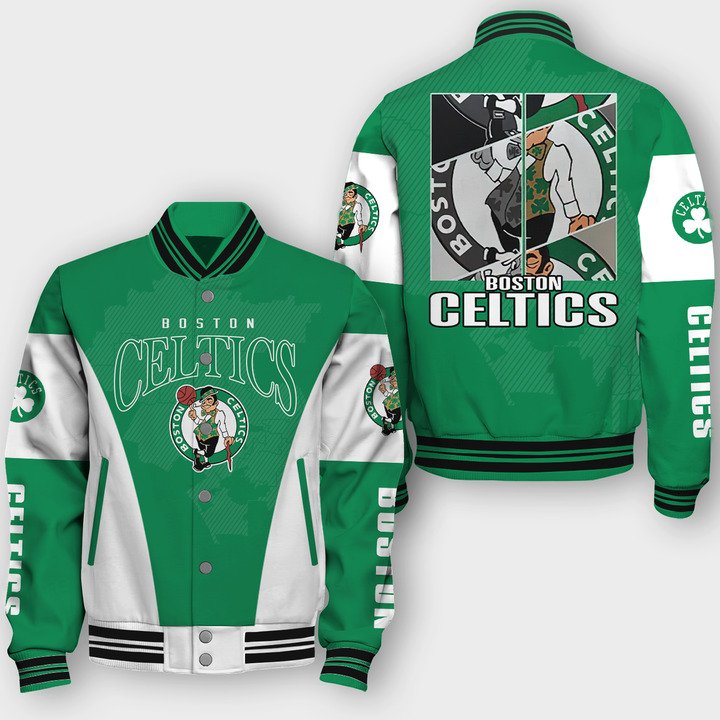 NBA Boston Celtics City Basketball Varsity Jacket, Baseball Jacket - livanniestore Store