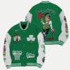 NBA Boston Celtics Mascot Varsity Jacket, Baseball Jacket - livanniestore Store