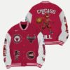 NBA Chicago Bulls Mascot Varsity Jacket, Baseball Jacket - livanniestore Store