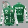 Personalized NBA Boston Celtics Varsity Jacket, Baseball Jacket V2 - livanniestore Store