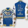 NBA Golden State Warriors Mascots Varsity Jacket, Baseball Jacket - livanniestore Store