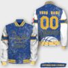 NBA Golden State Warriors Premium Name Number Varsity Jacket, Baseball Jacket - livanniestore Store