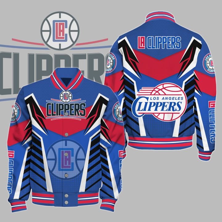 NBA LA Clippers Varsity Jacket, Baseball Jacket V3 - livanniestore Store
