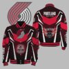 NBA Portland Trail Blazers Varsity Jacket, Baseball Jacket V3 - livanniestore Store