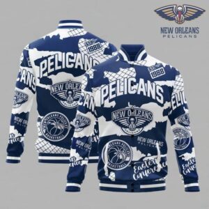 New Orleans Pelicans National Basketball Association Varsity Jacket, Baseball Jacket - livanniestore Store
