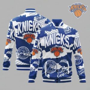 New York Knicks National Basketball Association Varsity Jacket, Baseball Jacket - livanniestore Store