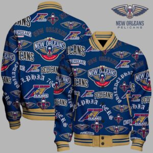 New Orleans Pelicans National Basketball Association Varsity Jacket, Baseball Jacket V2 - livanniestore Store