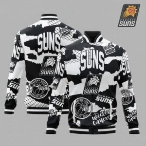 Phoenix Suns National Basketball Association Varsity Jacket, Baseball Jacket - livanniestore Store