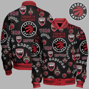 Toronto Raptors National Basketball Association Varsity Jacket, Baseball Jacket V2 - livanniestore Store