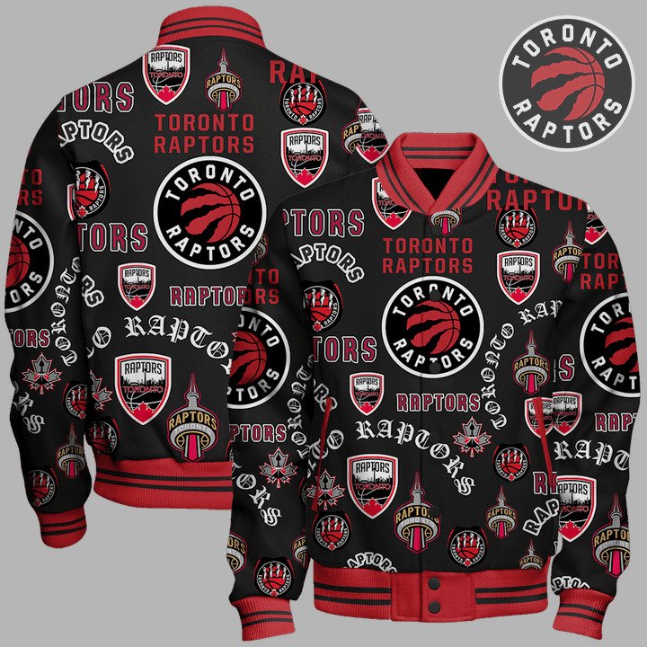 Toronto Raptors National Basketball Association Varsity Jacket, Baseball Jacket V2 - livanniestore Store