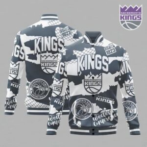 Sacramento Kings National Basketball Association Varsity Jacket, Baseball Jacket - livanniestore Store