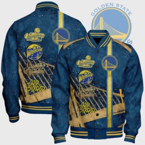 Golden State Warriors - Nba Aop Varsity Jacket, Baseball Jacket - livanniestore Store