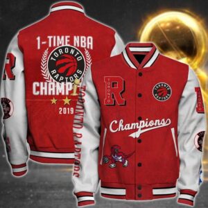 Nba Toronto Raptors 1X Champions Print Varsity Jacket, Baseball Jacket - livanniestore Store