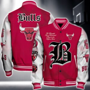Nba Chicago Bulls National Basketball Association Varsity Jacket, Baseball Jacket V2 - livanniestore Store