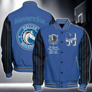 Nba Dallas Mavericks National Basketball Association Varsity Jacket, Baseball Jacket - livanniestore Store