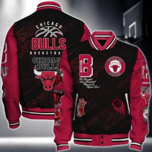 Nba Chicago Bulls National Basketball Association Varsity Jacket, Baseball Jacket V3 - livanniestore Store