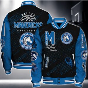 Nba Dallas Mavericks National Basketball Association Varsity Jacket, Baseball Jacket V1 - livanniestore Store