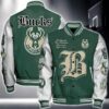 Nba Milwaukee Bucks National Basketball Association Varsity Jacket, Baseball Jacket V2 - livanniestore Store