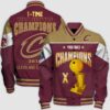 Nba Cleveland Cavaliers Champions Print Varsity Jacket, Baseball Jacket - livanniestore Store