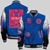 Detroit Pistons National Basketball Association Aop Varsity Jacket, Baseball Jacket - livanniestore Store