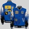Nba Golden State Warriors National Basketball Association Aop Varsity Jacket, Baseball Jacket - livanniestore Store