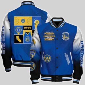 Nba Golden State Warriors National Basketball Association Aop Varsity Jacket, Baseball Jacket - livanniestore Store