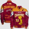 Nba Miami Heat Champions Print Varsity Jacket, Baseball Jacket - livanniestore Store