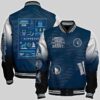Minnesota Timberwolves National Basketball Association Aop Varsity Jacket, Baseball Jacket - livanniestore Store