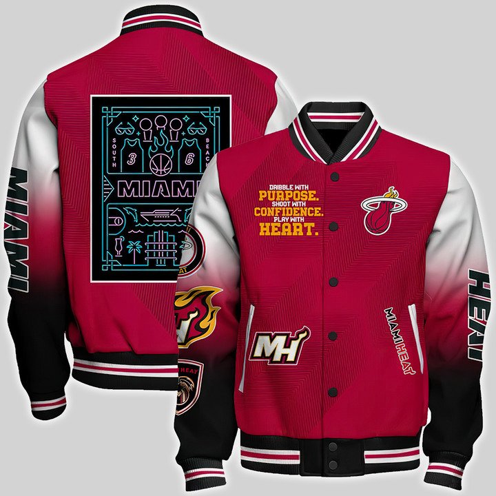 Toronto Raptors National Basketball Association Aop Varsity Jacket, Baseball Jacket - livanniestore Store