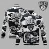 Brooklyn Nets National Basketball Association Varsity Jacket, Baseball Jacket - livanniestore Store