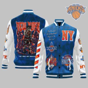 NBA New York Knicks - Jalen Brunson Varsity Jacket, Baseball Jacket - livanniestore Store