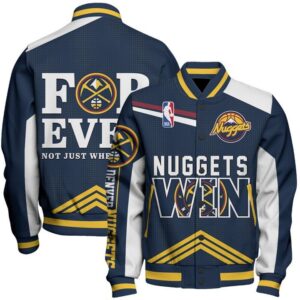 NBA Denver Nuggets For Ever Varsity Jacket, Baseball Jacket - livanniestore Store