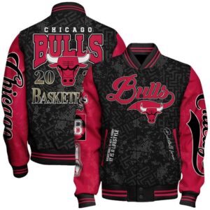 NBA Chicago Bulls Basketball Varsity Jacket, Baseball Jacket - livanniestore Store