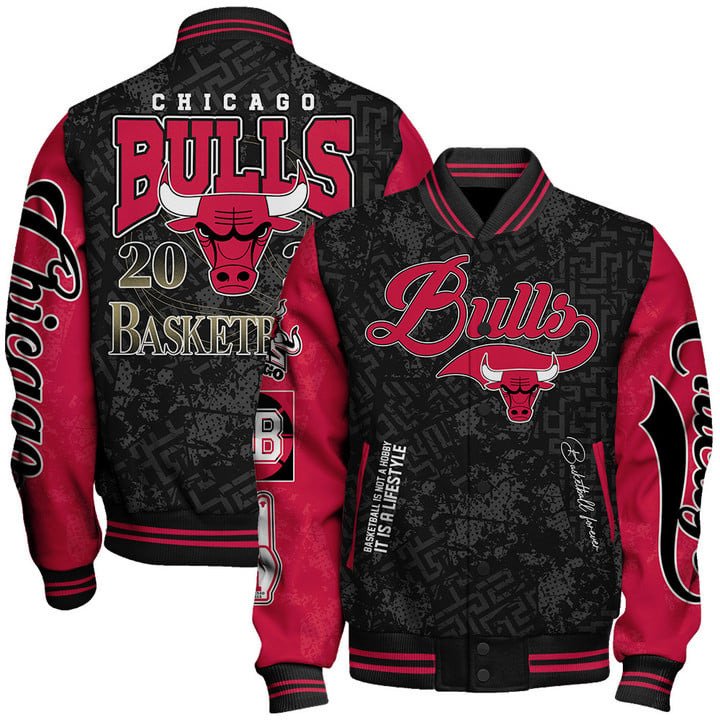 NBA Chicago Bulls Basketball Varsity Jacket, Baseball Jacket - livanniestore Store