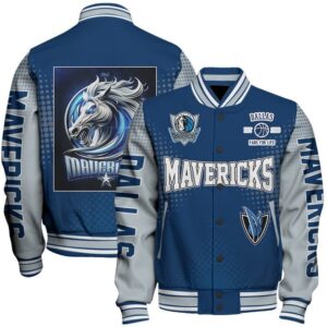 Dallas Mavericks NBA Varsity Jacket, Baseball Jacket - livanniestore Store